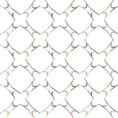 Soyut elementlerle kusursuz vektör deseni