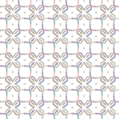 Geometrik şekilli kusursuz desen vektör çizimi  