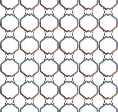 soyut geometrik dikişsiz desen, vektör illüstrasyonu