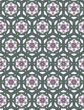 Geometrik soyut dikişsiz desen, vektör illüstrasyonu