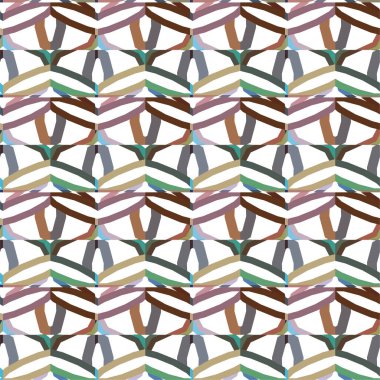 soyut geometrik dikişsiz desen, vektör illüstrasyonu