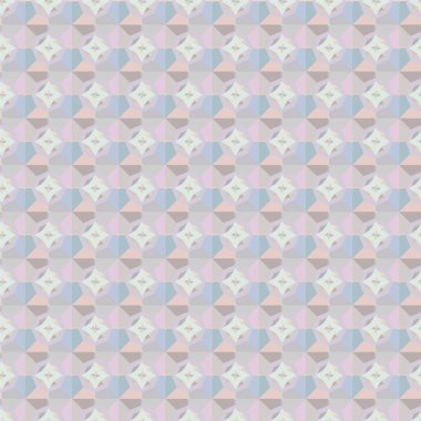 Geometrik şekilli kusursuz desen vektör çizimi  