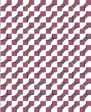 soyut geometrik dikişsiz desen, vektör illüstrasyonu