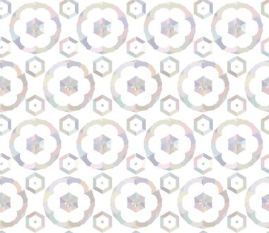 Geometrik şekilli kusursuz desen vektör çizimi    