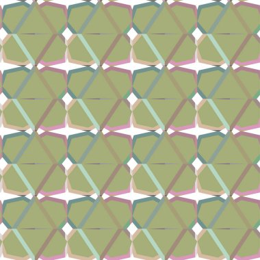 Geometrik soyut dikişsiz desen, vektör illüstrasyonu