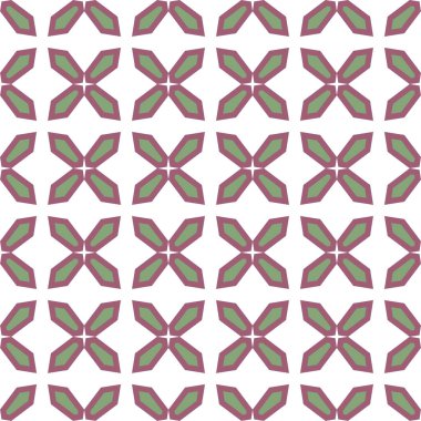 soyut geometrik dikişsiz desen, vektör illüstrasyonu