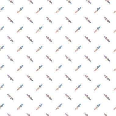 soyut geometrik dikişsiz desen, vektör illüstrasyonu