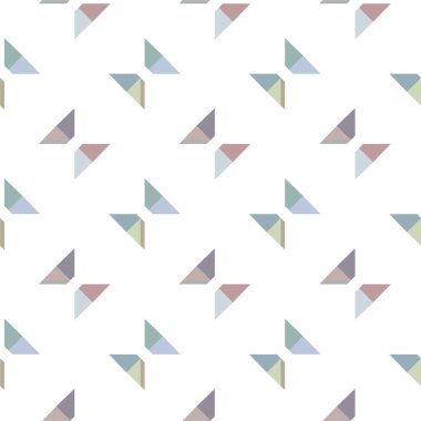 Geometrik şekilli kusursuz desen vektör çizimi    
