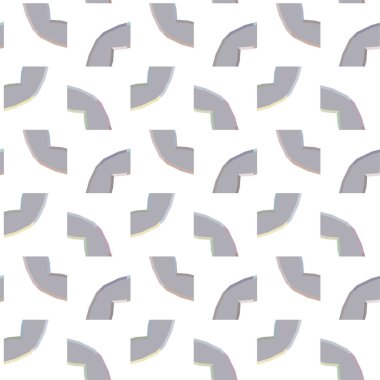 Geometrik soyut dikişsiz desen, vektör illüstrasyonu