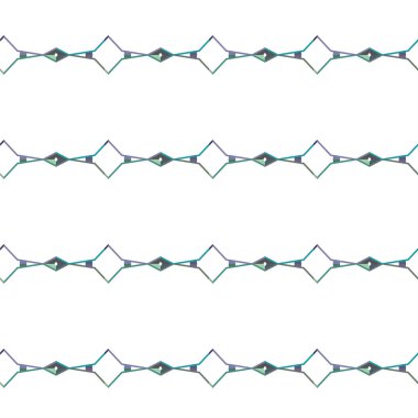 soyut geometrik dikişsiz desen, vektör illüstrasyonu