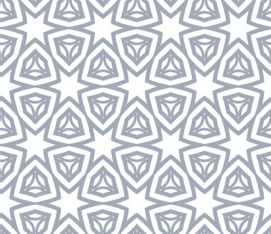 Geometrik şekilli kusursuz desen vektör çizimi