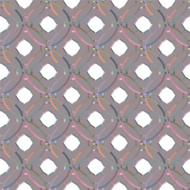 Geometrik şekilli kusursuz desen vektör çizimi