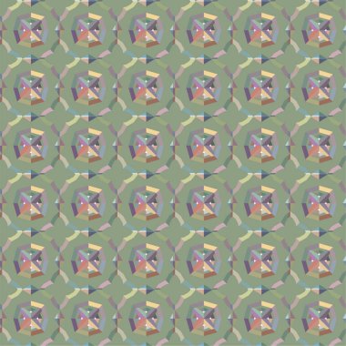 soyut geometrik dikişsiz desen, vektör illüstrasyonu