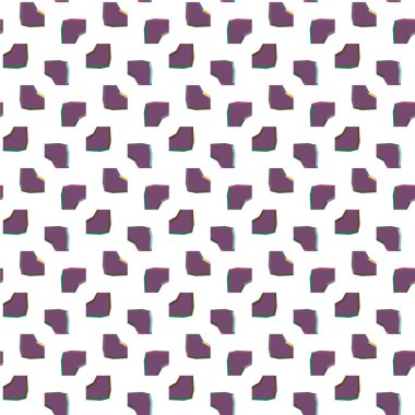 Geometrik şekilli kusursuz desen vektör çizimi  