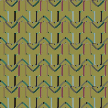 soyut geometrik dikişsiz desen, vektör illüstrasyonu