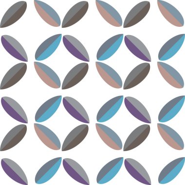 soyut geometrik dikişsiz desen, vektör illüstrasyonu