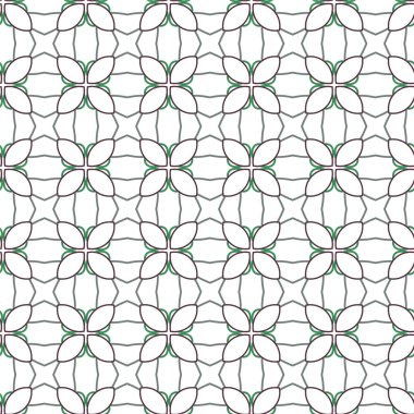 soyut geometrik dikişsiz desen, vektör illüstrasyonu 