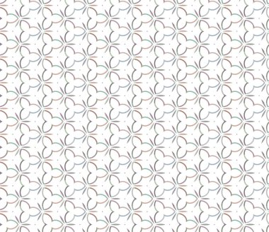 soyut geometrik dikişsiz desen, vektör illüstrasyonu