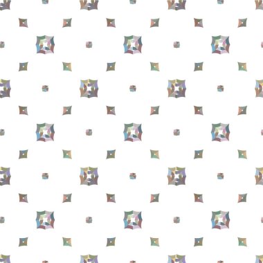 Geometrik soyut dikişsiz desen, vektör illüstrasyonu