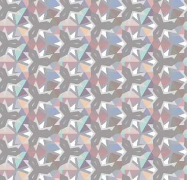 soyut geometrik dikişsiz desen, vektör illüstrasyonu