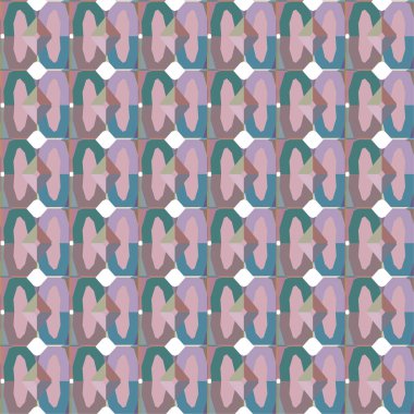 soyut geometrik dikişsiz desen, vektör illüstrasyonu