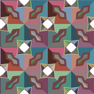 Geometrik süs tarzında soyut arkaplan dokusu. Kusursuz tasarım.