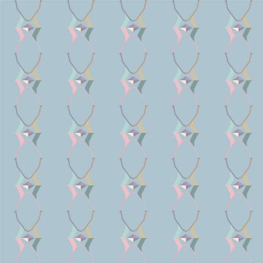 soyut geometrik dikişsiz desen, vektör illüstrasyonu