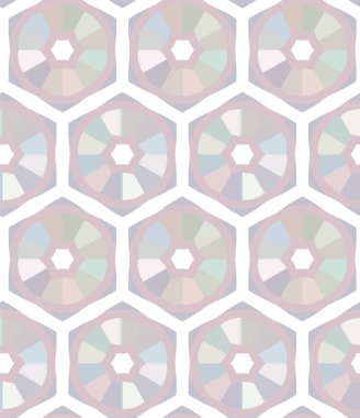 soyut geometrik dikişsiz desen, vektör illüstrasyonu