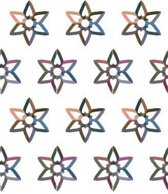 soyut geometrik dikişsiz desen, vektör illüstrasyonu