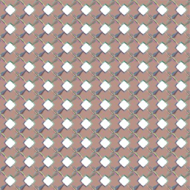 Geometrik şekilli kusursuz desen vektör çizimi  