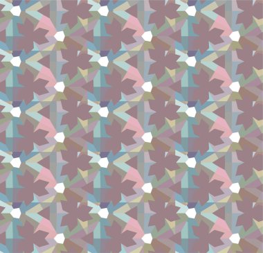 soyut geometrik dikişsiz desen, vektör illüstrasyonu