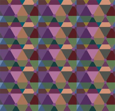 soyut geometrik dikişsiz desen, vektör illüstrasyonu