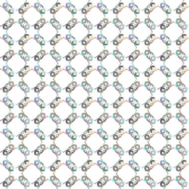 soyut geometrik dikişsiz desen, vektör illüstrasyonu