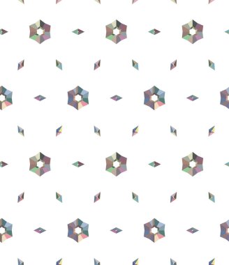 soyut geometrik dikişsiz desen, vektör illüstrasyonu