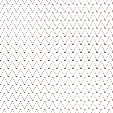 Geometrik soyut dikişsiz desen, vektör illüstrasyonu