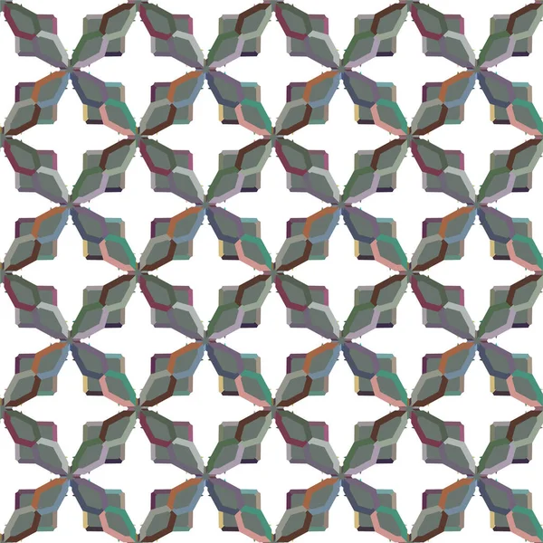 Геометричний Абстрактний Безшовний Візерунок Векторні Ілюстрації — стоковий вектор