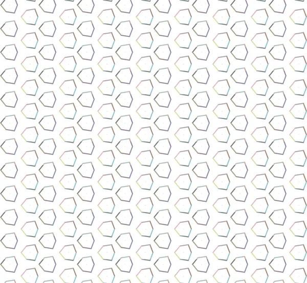 Seamless Pattern Geometric Shapes Vector Illustration — Stock Vector