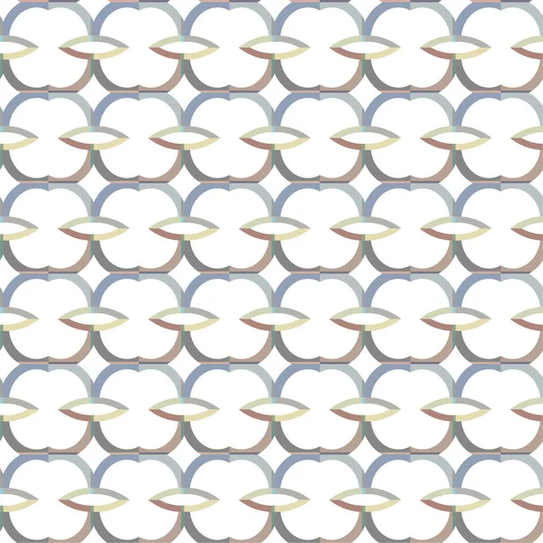 Abstract Geometric Seamless Pattern Vector Illustration — Stock Vector