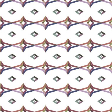 Geometrik soyut dikişsiz desen, vektör illüstrasyonu