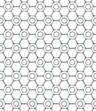 Geometrik soyut dikişsiz desen, vektör illüstrasyonu