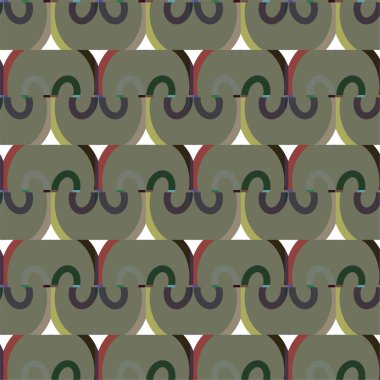 soyut geometrik dikişsiz desen, vektör illüstrasyonu