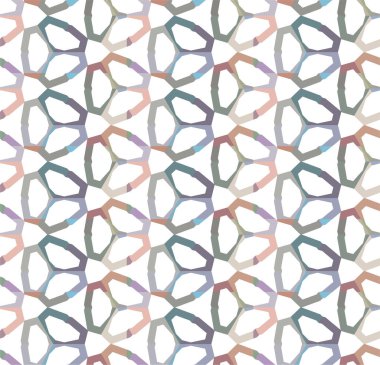 soyut geometrik dikişsiz desen, vektör illüstrasyonu