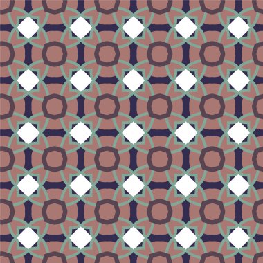soyut geometrik dikişsiz desen, vektör illüstrasyonu