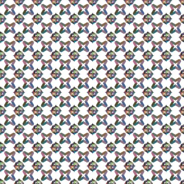 soyut geometrik dikişsiz desen, vektör illüstrasyonu