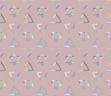 soyut geometrik dikişsiz desen, vektör illüstrasyonu