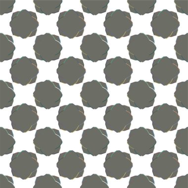 Geometrik şekilli kusursuz desen vektör çizimi