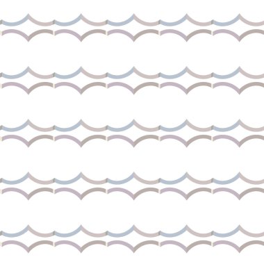 Geometrik şekilli kusursuz desen vektör çizimi  