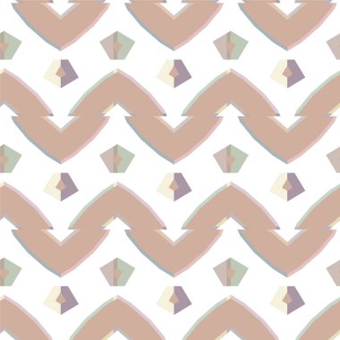 soyut geometrik dikişsiz desen, vektör illüstrasyonu