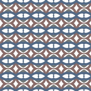 soyut geometrik dikişsiz desen, vektör illüstrasyonu