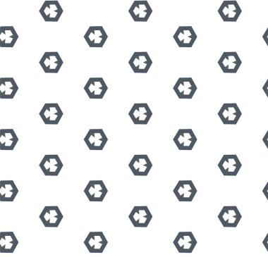 Geometrik şekilli kusursuz desen vektör çizimi